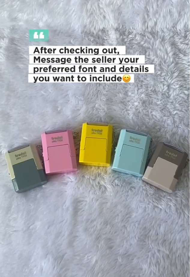 How to order Trodat personalized stamp?! #personalizedstamp #trodatstamp #trodat #stamp #nursestiktok #doctorsoftiktok #teachersoftiktok #officestamp 