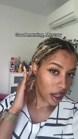 Hey twin, I’m scared can you chill out #mercury #mercuryretrograde #microbraidstyle #retrograde 