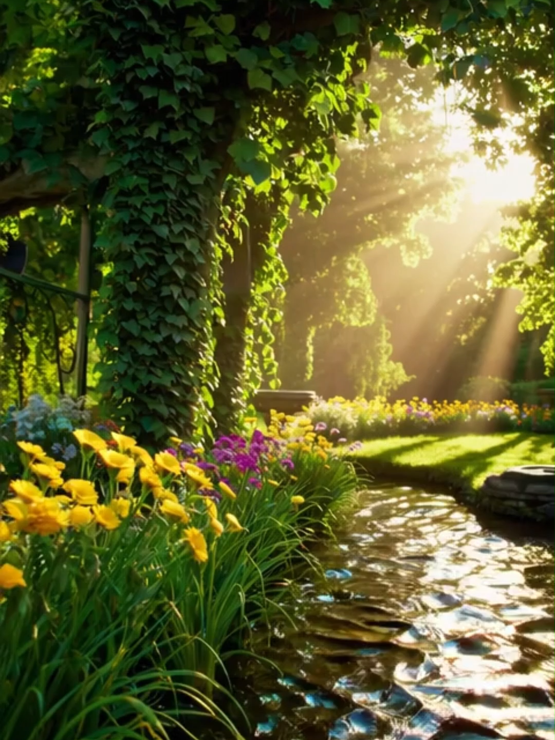 🌸✨A place as beautiful as a dream.🌸💫🌸#fyp #Relaxing #foryou #Dream #MagicalGarden #ViralView #NatureLovers #คลิปผ่อนคลาย #ธรรมชาติบําบัด #สงบ #ดนตรีบําบัด #NatureMagic #โลกแห่งความฝัน