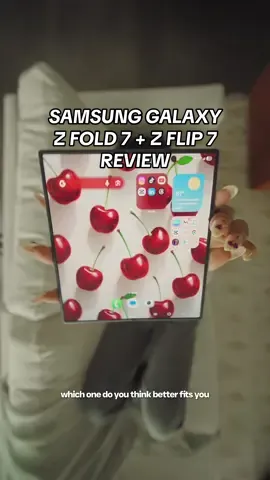 Replying to @Itsyagirldory  My thoughts on the @SamsungUS Z Flip + Fold 7 after spending a few weeks with them 🙂‍↕️😬 I’m not going to lieeeeee I love them both.  I wanna know which person are you?? You like the flip or fold?? 👇🏾 let me know below! #zfold7 #zflip7 