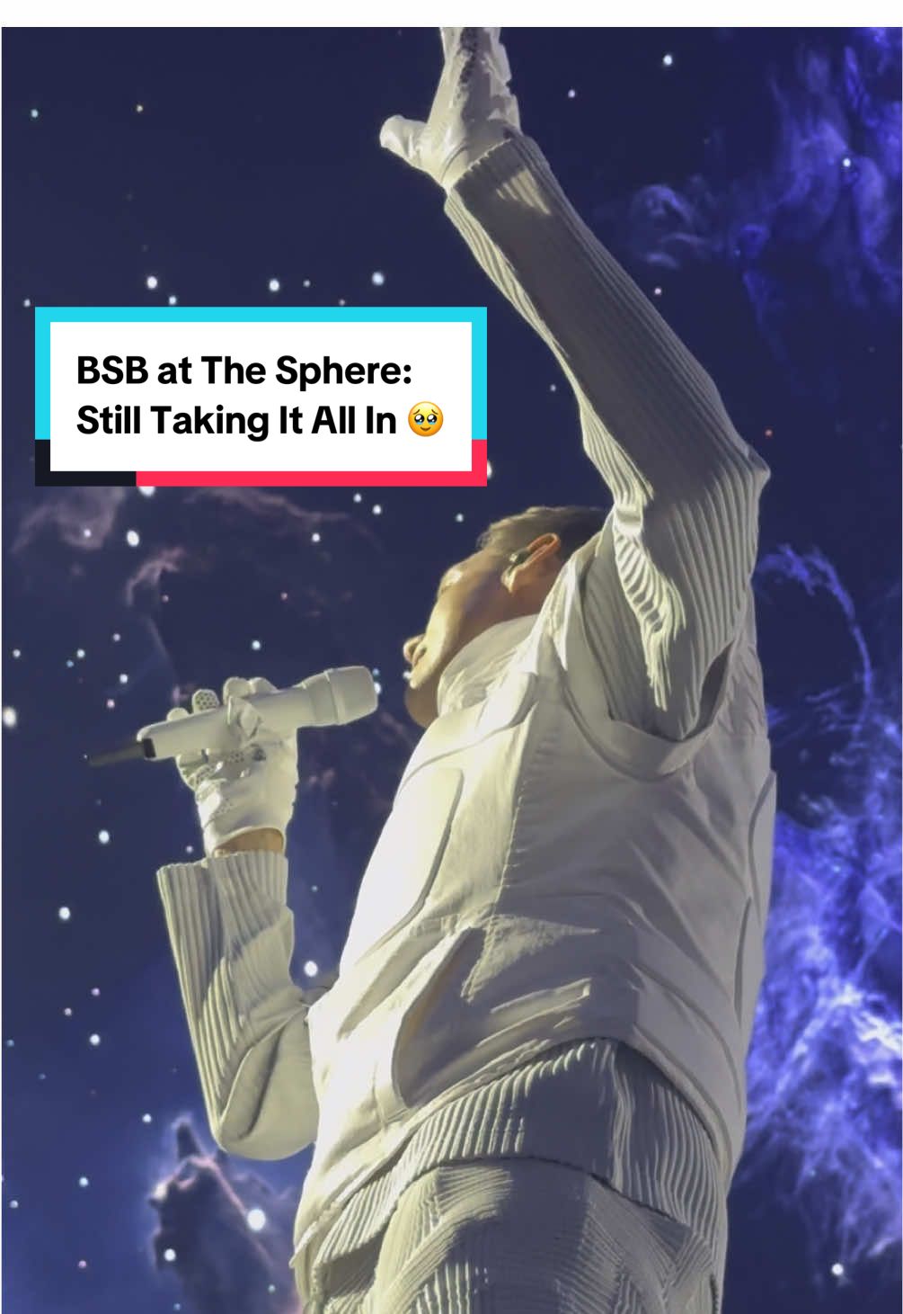 Doesn’t matter how many years I’ve been doing this. I will never take these moments for granted. Love you all. 🤍 @Backstreet Boys @Sphere  #nickcarter #bsb #backstreetboys #bsbsphere #intothemillennium #thesphere #thespherevegas 