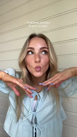 do I look Utah enough?🤪  #utah10 #utahgirl #la10 #trend #makeuptransformation #makeup #makeuptransition 