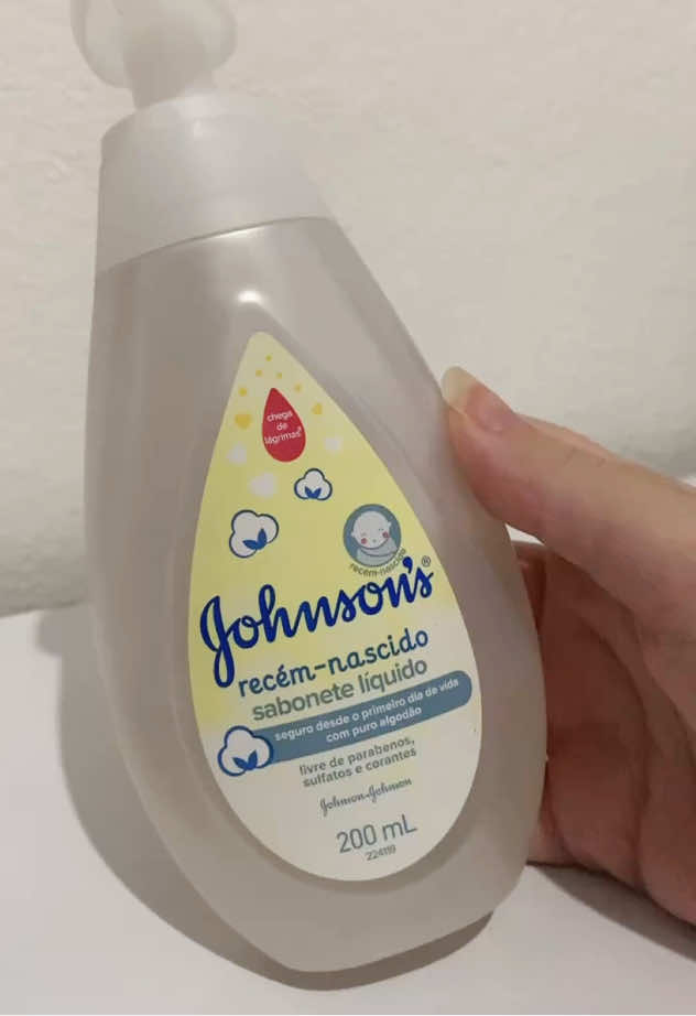 O meu sabonete líquido preferido, Johnson recém nascido 🥹🤏🏻 #johnsonsbaby #johnsons #maternidade #maedemenino #foryou #foryyou #foryoupage #dicas 