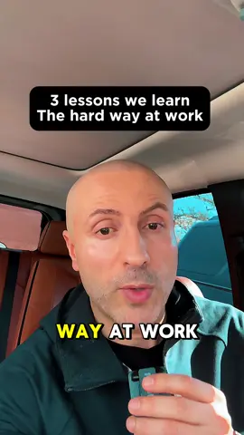3 lessons we learn the hard way at work and WHY?? #careeradvice #mistakesweremade #careermistakes #workmistakes 