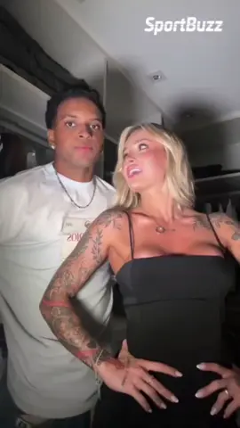 ENTREGAM MUITO! 😍👏🏼 Rodrygo e Bruna Rotta, sua namorada, voltaram a encantar os seguidores nas redes sociais. O vídeo dos pombinhos conta com mais de 700 mil visualizações. 📽 Reprodução #rodrygo #brunarotta #realmadrid #futebol 