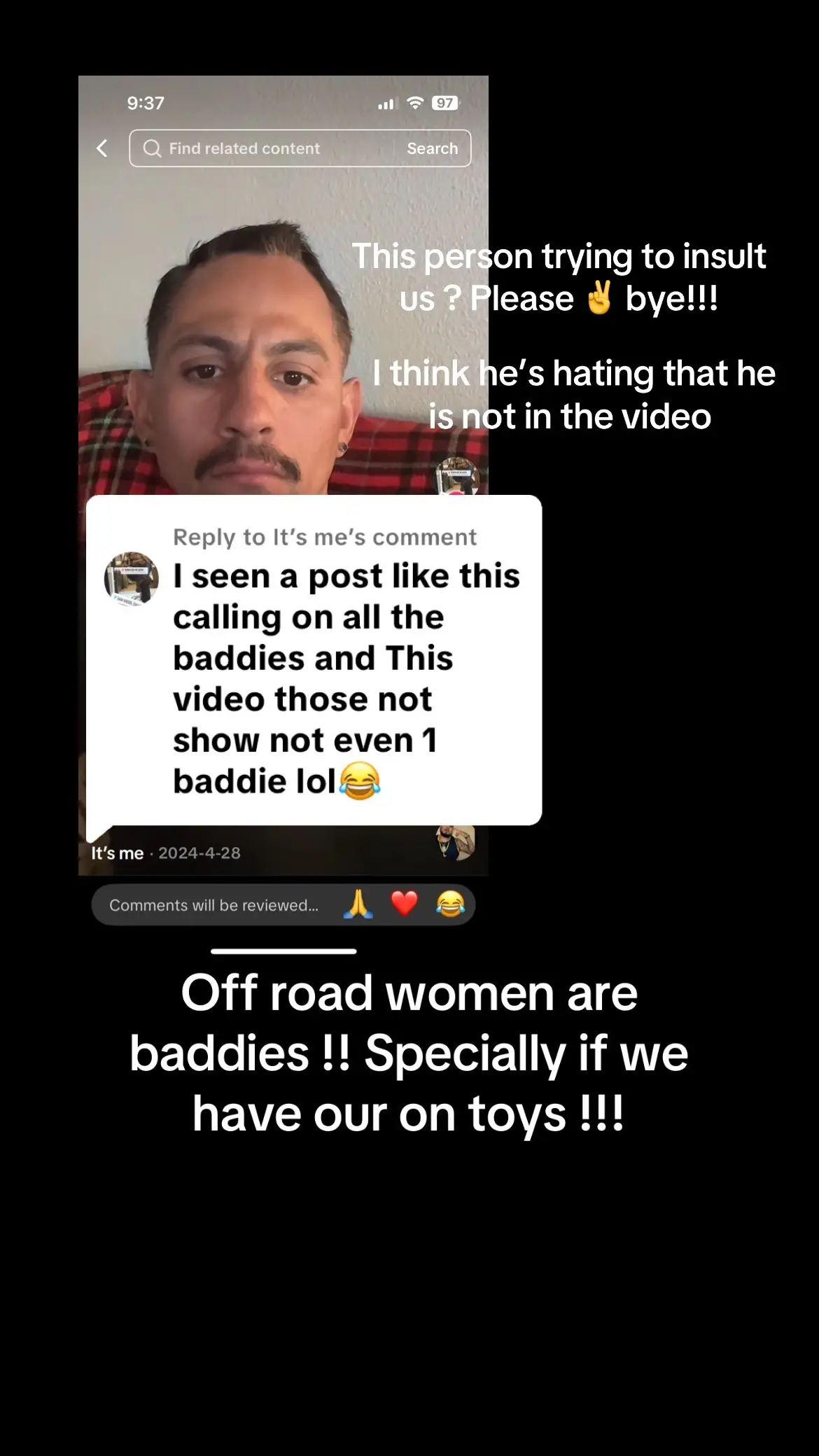Replying to @It’s me gotten love the hate comments. We r living our best life 