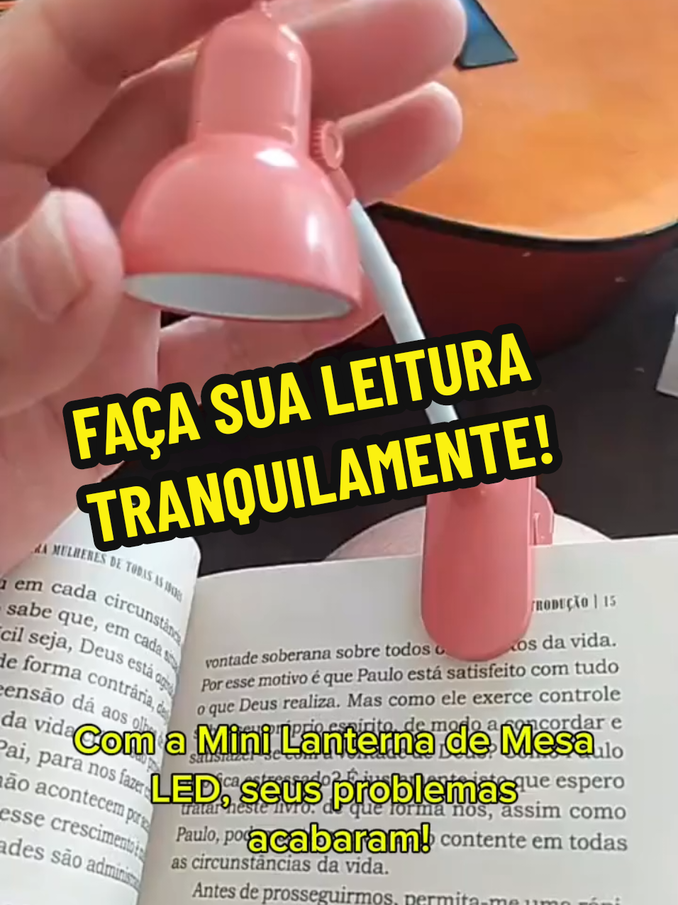 MINI LANTERNA DE MESA LED #tiktokshop #tiktok #livros 