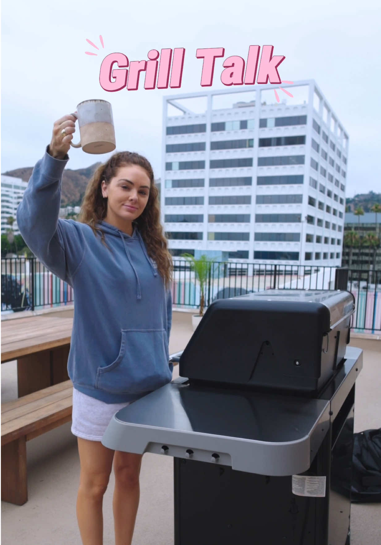 Good morning! Time for a little Grill Talk. love this series because getting a grill was SO intimidating at first. I was afraid it would be too much for me to figure out or maybe it would feel impractical, but I’m on the roof every chance I get whipping something together. Starting the week off feeling super grateful for all the new friendships I made this weekend in Vegas. Sometimes you don’t realize how much you’re needing girl time until you are in the thick of it! #grilltalk 