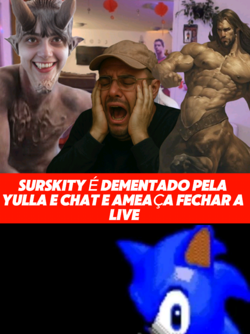 Yulla e chat dementam Surskity e ele ameaça fechar a live #surskity #yulla #clipes 