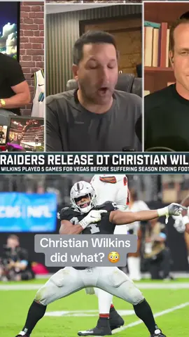 Adam Schefter explains on Pat McAfee show why he believes the Raiders cut ties with Christian Wilkins. #nfl #football 