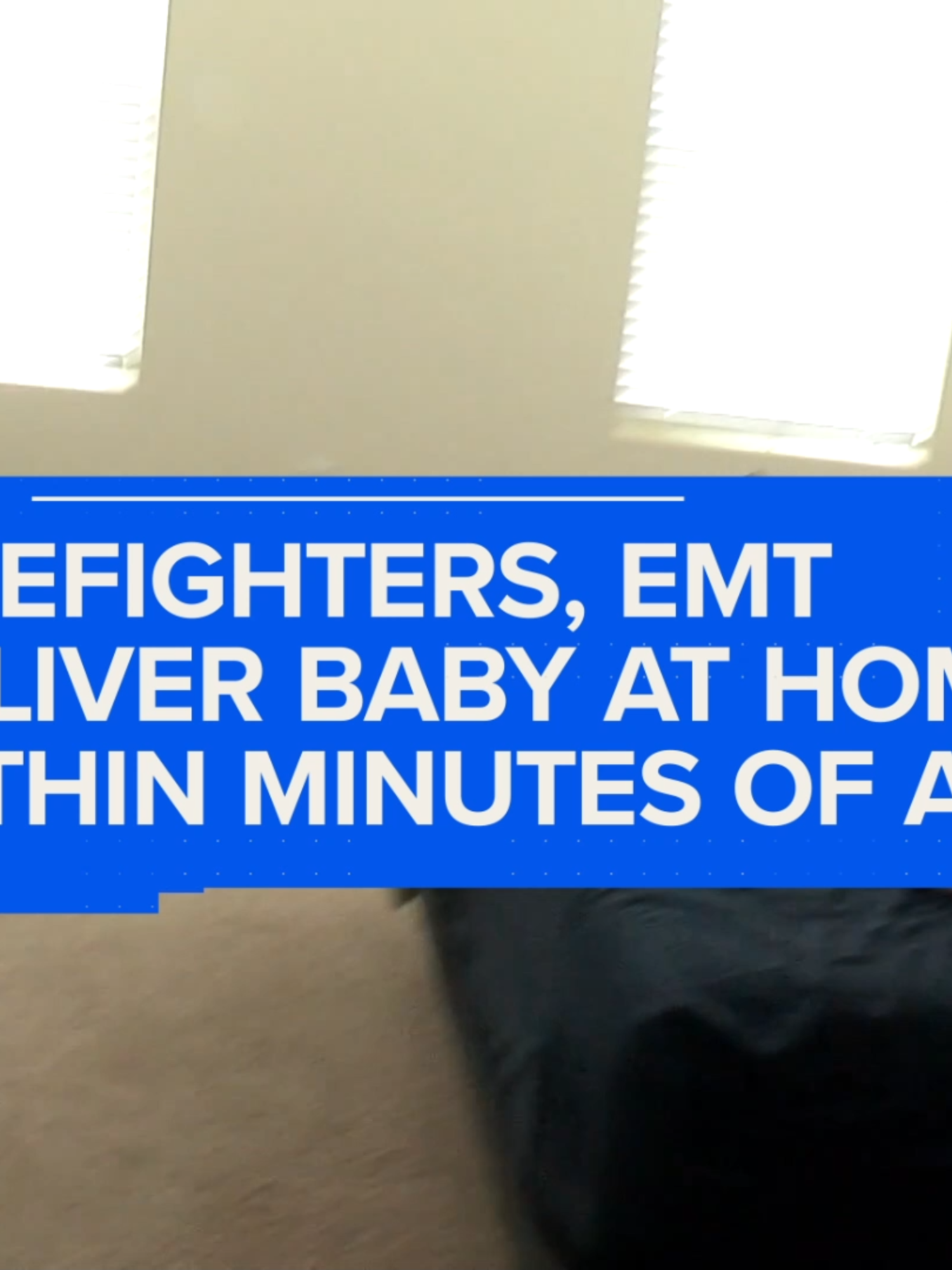 A Florida mom delivered a baby at home with the help of first responders and local firefighters.
