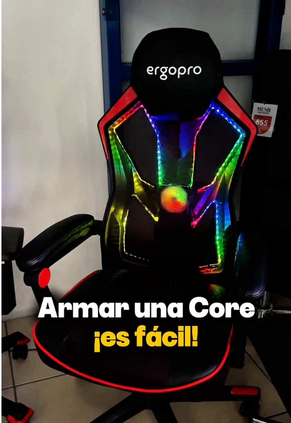 Así se arma una CORE 🔥  #gamer #rgb #silla #guatemala #led #importaciones 