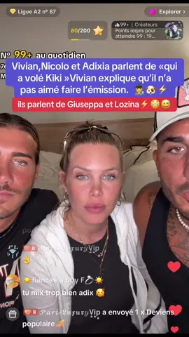 #Nicolo #Adixia #vivianledieugrec #giuseppacrl #nikolalozina #clashtelerealite #secretstory 