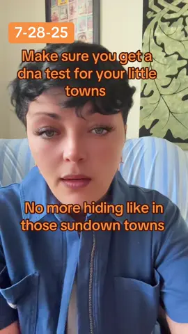 I’m all for no more sundown towns, but before you claim your all white towns are white you might want to consider a dna test. 