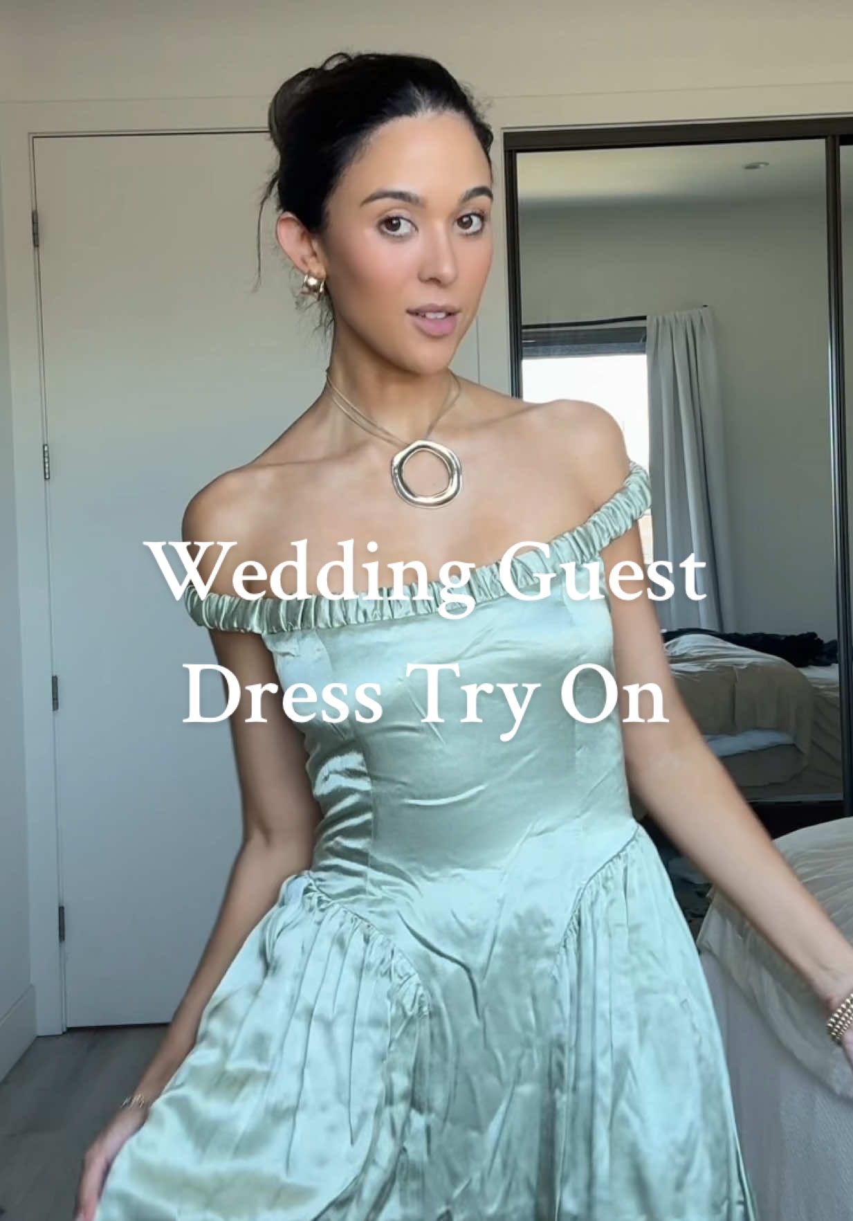 Do I keep one? Return them both??? Help!! #meshki #weddingguestdress #blacktiedresscode #blacktiewedding #weddingguest #dresses #fashiontok #FashionAdvice 