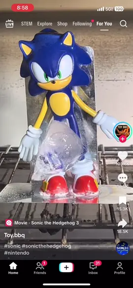 Why they do that to sonic #fypシ #funny #sonic #melt #ice #fyp