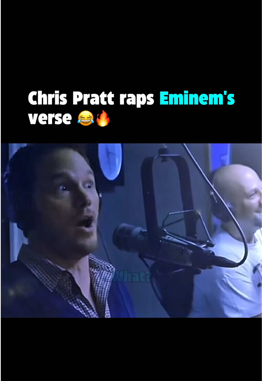 Chris Pratt really rapped every word of Eminem's verse with zero hesitation 😭💯 🎥: @DJ WHOO KID  🎶: YouTube/treytech #rap #hiphop #eminem #rapmusic #hiphopmusic 