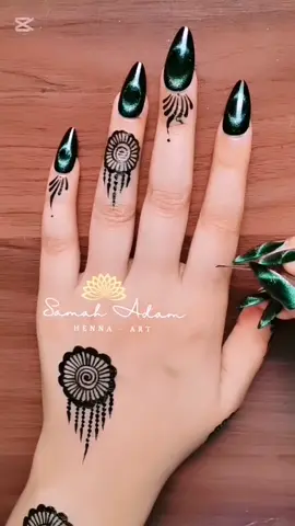 حنة سودانية راقية وبسيطة لعشاق الرسم البسيط ❤️ تابعو الفيديو للآخر خطوة بخطوة #tiktokviral #tiktok #سودان 