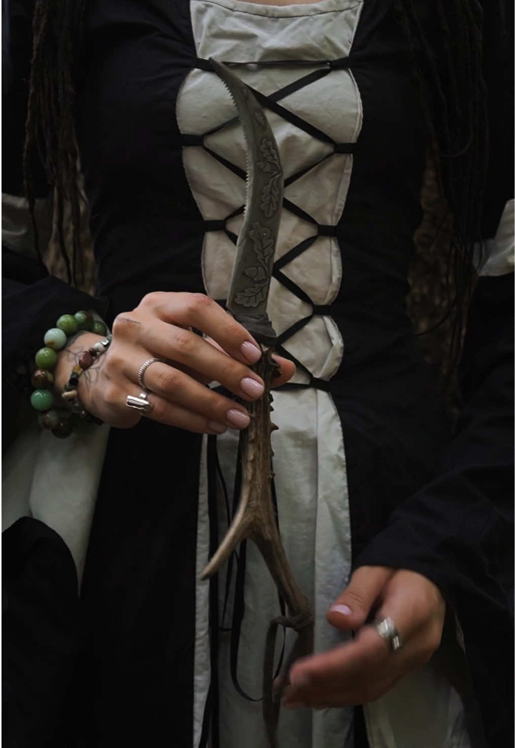 Ніж для трав з рогами косулі  #трави#ритуал#ніждлятрав#вічток#вічтокукраїна  