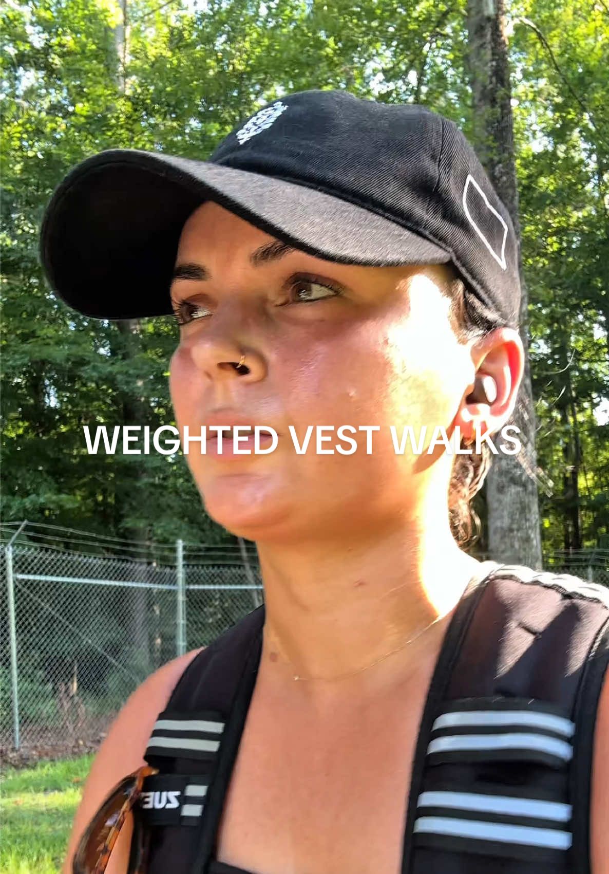 Core strengthened, calories burned, posture improved, cholesterol lowered, weight LOST 👏🏼👏🏼 all from walking. #weightedvest #weightvestwalk #strengthtraining #weighttrainingforwomen #walking #walkingtiktok 