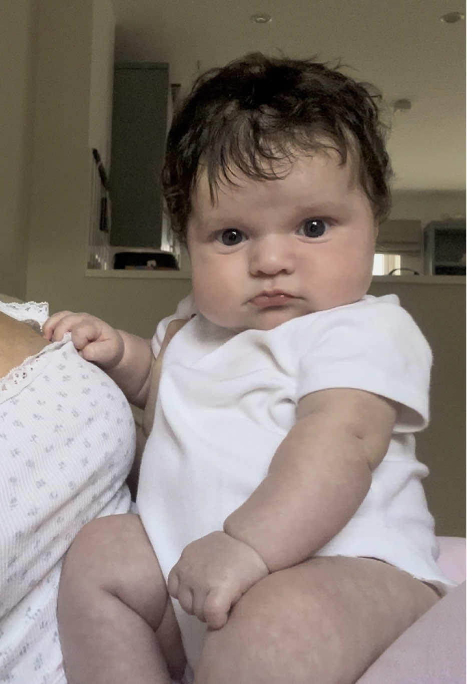 The sassiness at the end 🤣🤣🤣  #babytok #babylove #babytiktok #newmum #funnybaby 