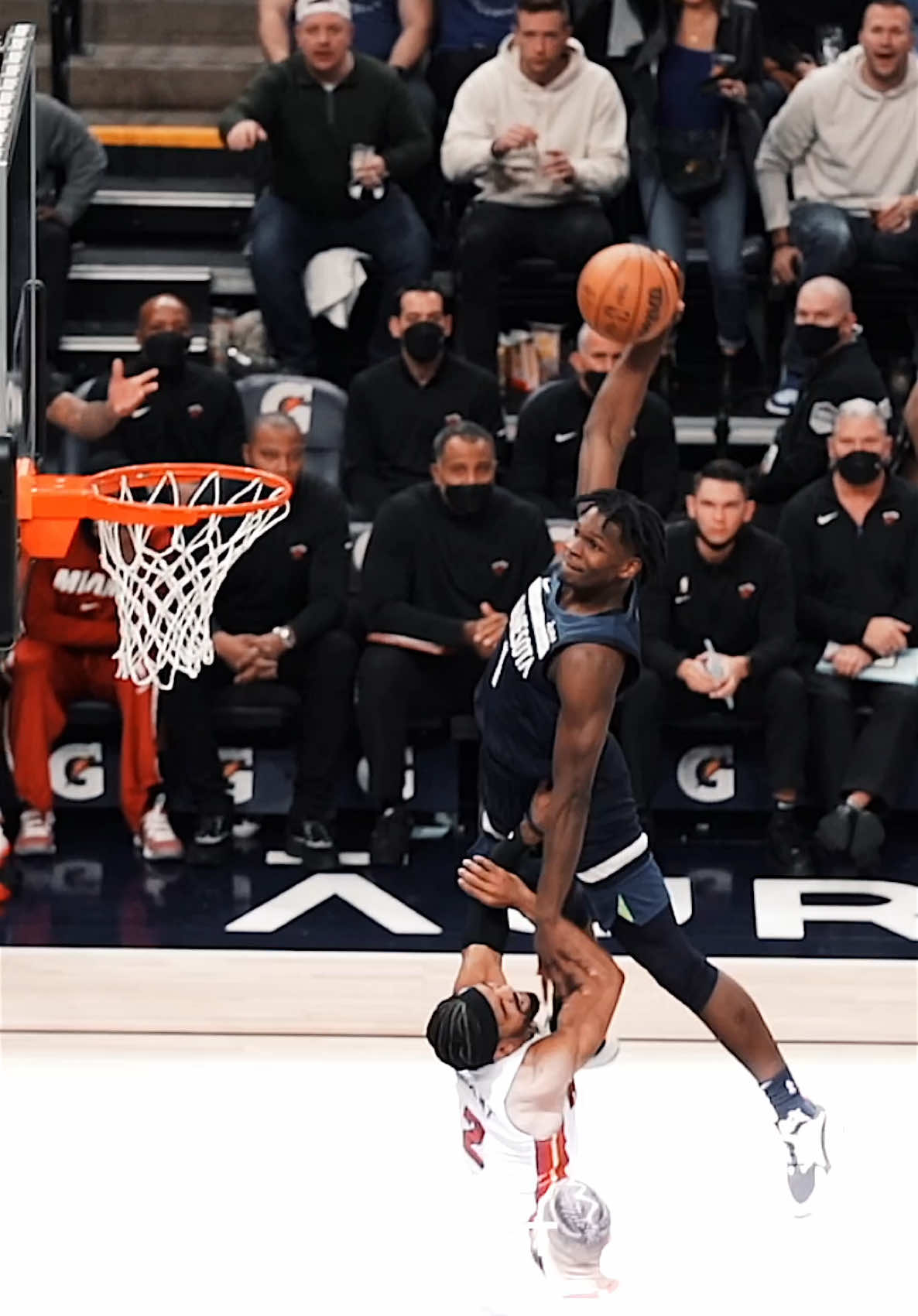 The MOST Insane Dunk on Earth 🤯 #NBA #anthonyedwards #basketball #fyp @Anthony Edwards 