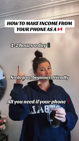 I started this digital hustle with no plan, no filter, and no idea what I was doing 💻☕ Now I’m making money from my phone in my kitchen — hair in a bun, coffee in hand, and still healing 😅 If you’re a Canadian mama who’s tired of Googling “how to make money online”… this might be your thing. DM “READY” or drop a comment — I’ll send you the same info that got me started 🔥🎉#BeginnerFriendlyHustle #SideHustleForMoms #WorkFromHomeCanada #canadianmomsoftiktok #SWC2_0 #fyp 