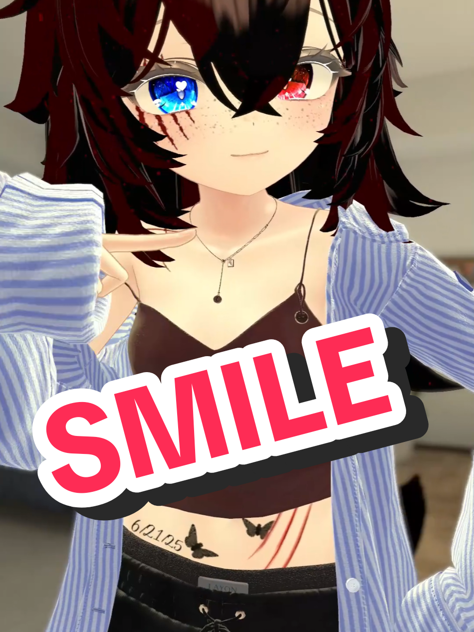 Smile your beautiful. #foryou #foryoupage #vrchatcommunity #vrchat #positivevibes #fyp #vtuber #massfollowing #fypシ゚viral 