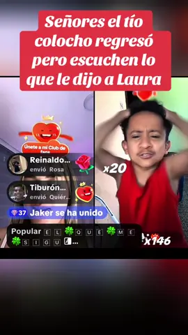 Señores el tío colocho regresó pero escuchen lo que le dijo a Laura#tiocolocho #laura #batalla 