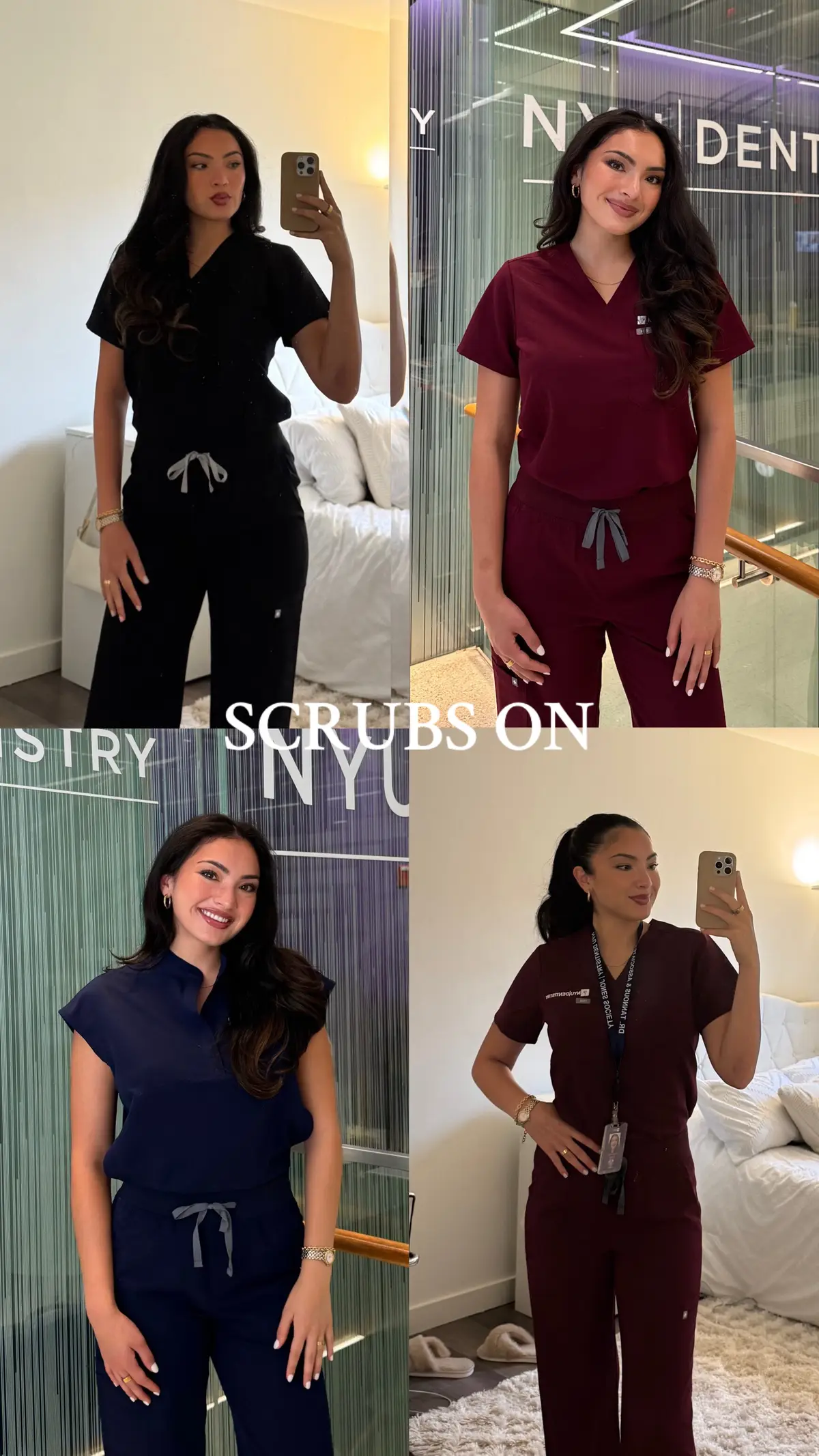 Hopped on the trend 🤭 #dentalstudent #dentistry #scrubs #NYUDental #dentalschool 