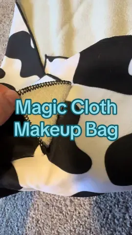 When I tell you I was so impressed by this product!! I have NEVER seen something like this. This makeup bag is a game changer for me. I don’t have to organize my makeup anymore?? AND I don’t have to worry about zippers? Sign me up! #magiccloth #magicclothmakeupbag #makeupbag #typeb #travelessentials 