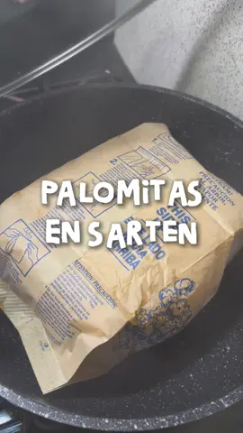 ¿Palomitas de microondas en sartén? 🤨 #palomitas #microondas #sarten #hack #LifeHack #Receta #facil #rapido