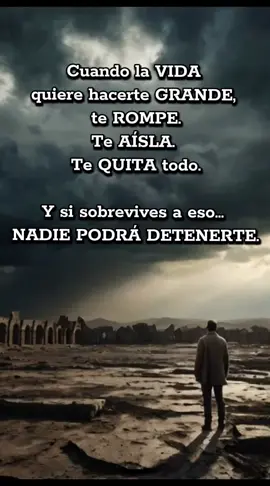 💥 A veces no estás siendo castigado… estás siendo formado. 🎯 Si la vida te rompió, es porque algo inmenso está naciendo. Si logras vencer ese miedo nada te detiene. 👇 Comenta si también estás pasando por esa etapa de transformación. #fypシ #parati #sentirsemejorhoy #transformacionpersonal #resiliencia #motivación #mentepoderosa #desarrollopersonal #reflexionprofunda #bienestaremocional 