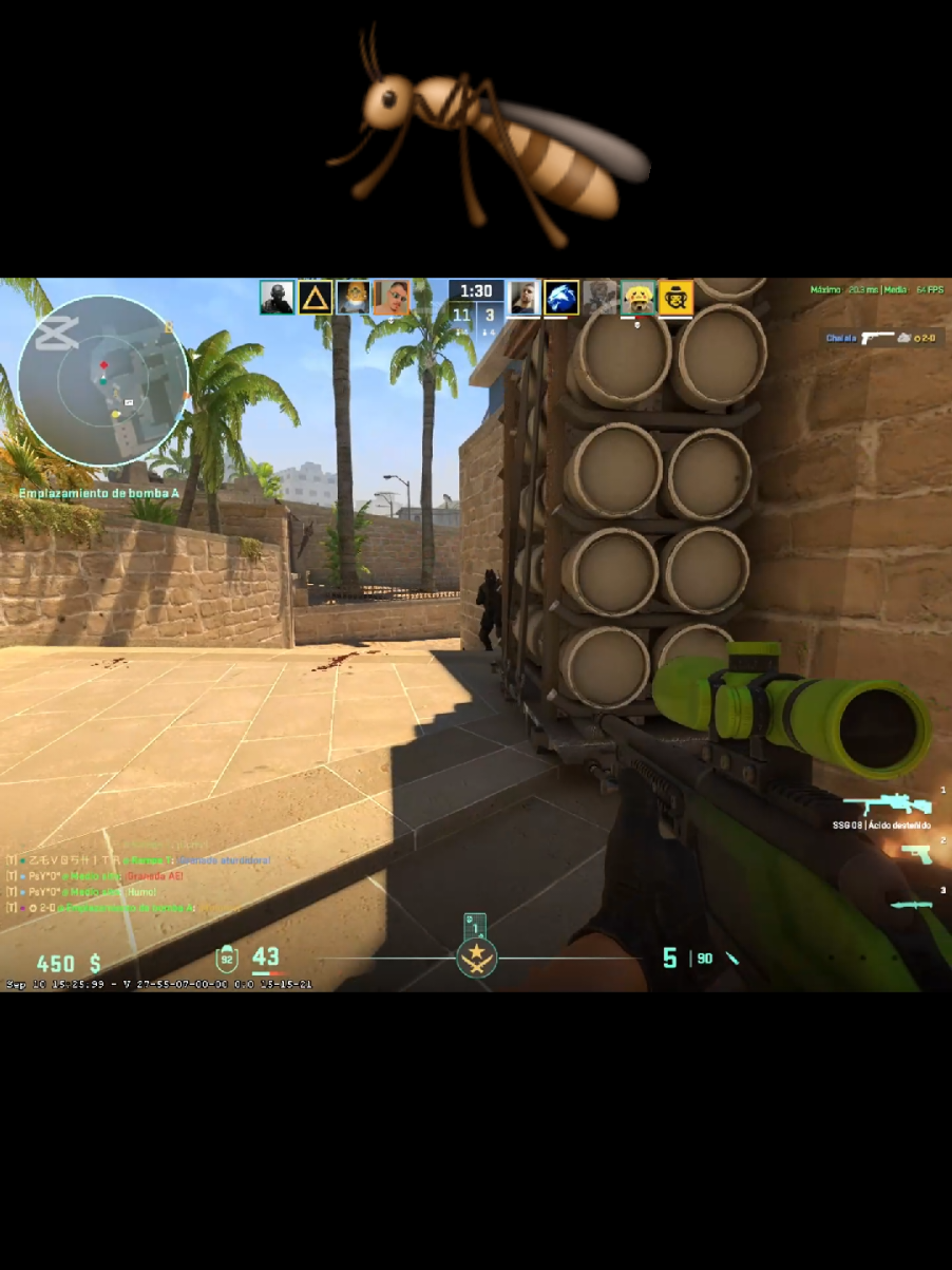 Un mosquito 👋🏻 #cs2 #csgo #counterstrike #gamingclips #gamers #tiktok #fyp #paratiiiiiiiiiiiiiiiiiiiiiiiiiiiiiii #tiktokgaming #foryou #viral #headshot #fps #montage #plays #unmosquito 