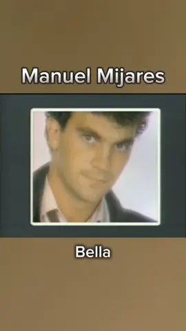 #Manuel_Mijares #Bella 