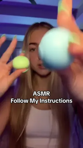 Very simple instructions! #asmr #asmrsounds #fyp #foryou #asmrvideo #relax #personalattention #sleep  