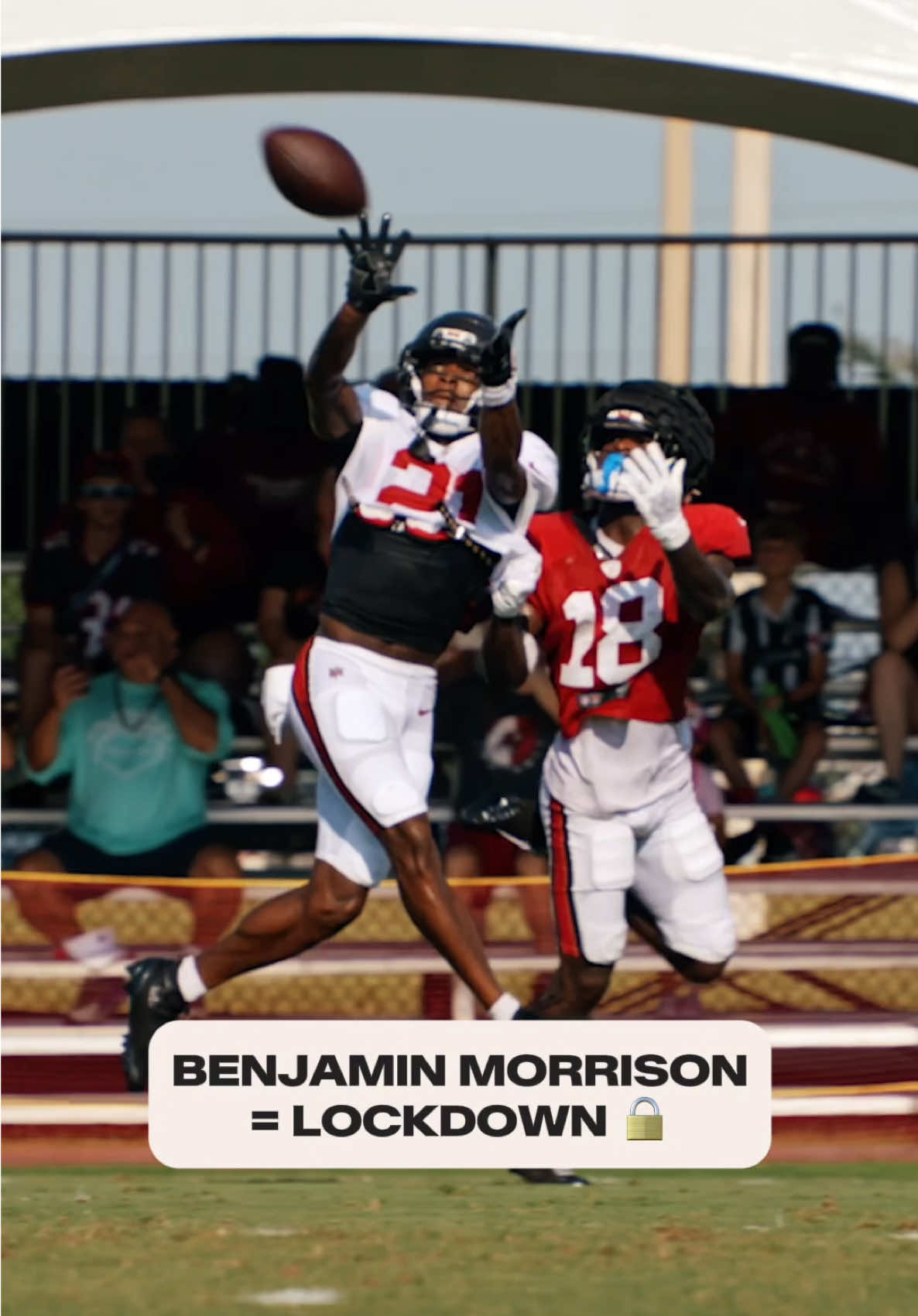 The rookie is BALLIN’ OUT 🔥 #interception #defense #football #buccaneers #nfl 