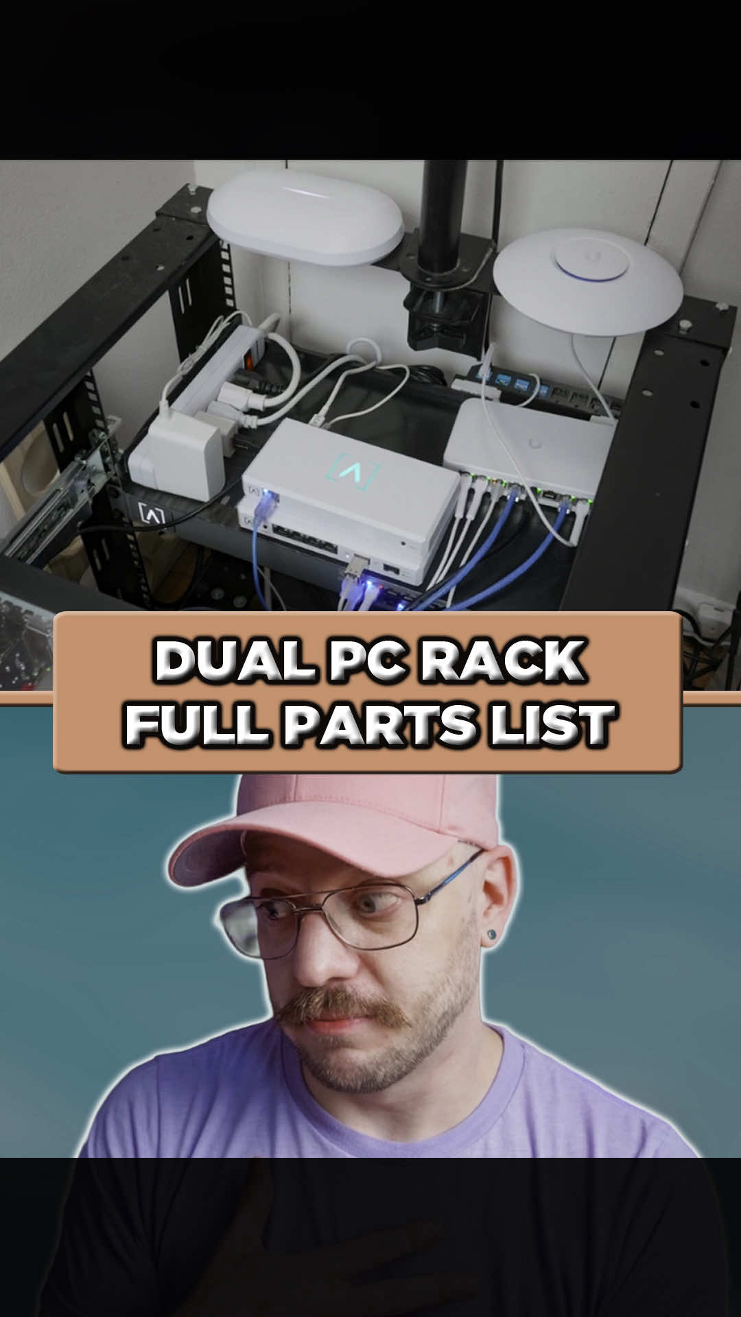 Replying to @RPM here is a complete parts list of everything I currently have in the rack! The computer cases, the network rack, UPS, networking hardware, shelves, and more! — Rack Mount, PC Case, Rack Mount Pc Cases, Gaming Pc, Network Rack, Homelab, Gaming Pc Setup, Rack Gaming Pc, Netwotking Rack, Server Rack, Rack Parts List, How to build network Rack, 