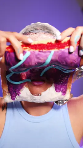 The little liquid latex pieces are always the worst 😭 #sfxmakeupremoval #asmr #satisfying 