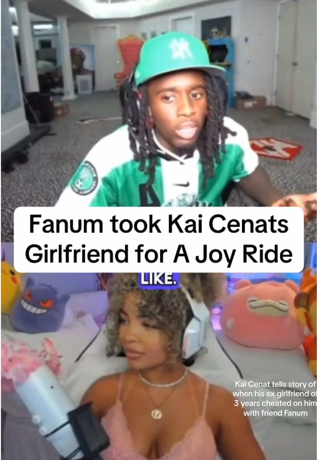 Kai Cenat says his girlfriend of 3 years cheated on him with his best friend Fanum #fanum #fanumtax #dominican #parati #fyp 