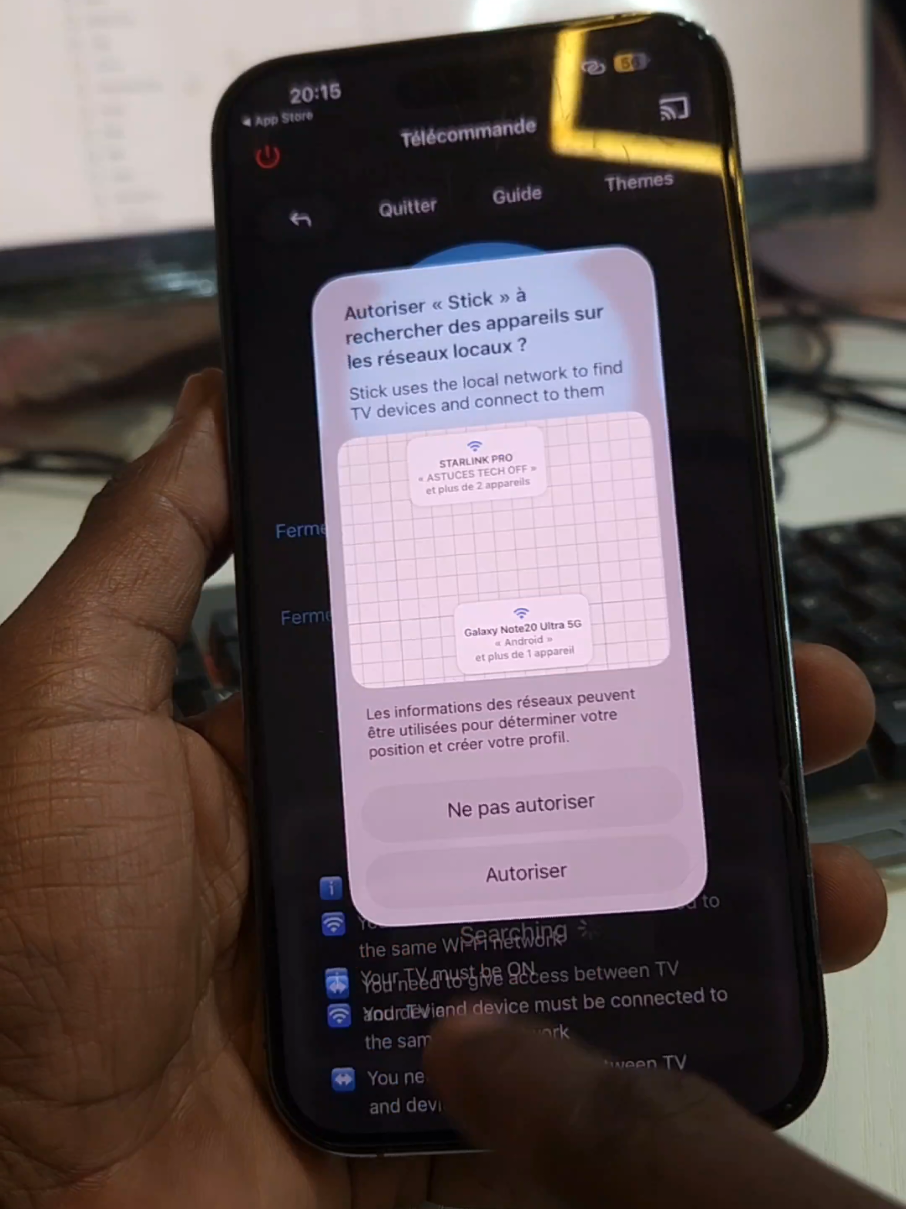 Contrôle ta TV avec ton téléphone (astuce secrète) #stick #tvremote #remotetv #astuces #android @Stick - Remote Control For TV 