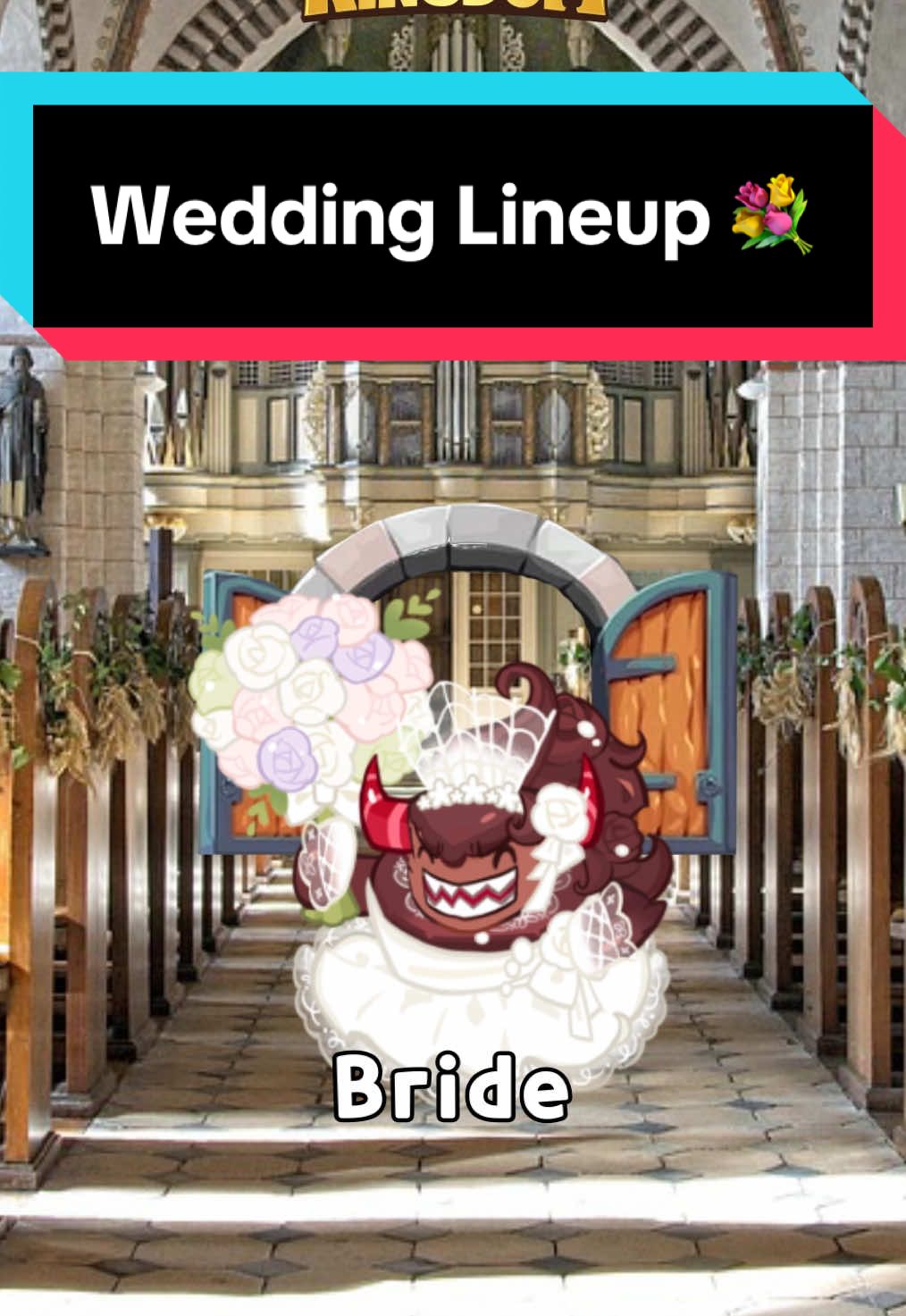 the bridesmaids: 🍪🏃‍♀️💨🏃‍♀️💨🏃‍♀️💨 #CookieRun #CookieRunKingdom #CRK #CaramelArrowCookie #FinancierCookie #MozzarellaCookie #ChocoWerehoundBrute #foryou #fyp #fypシ #viral #gacha #game #mobilegame #videogame #wedding #weddinglineup 