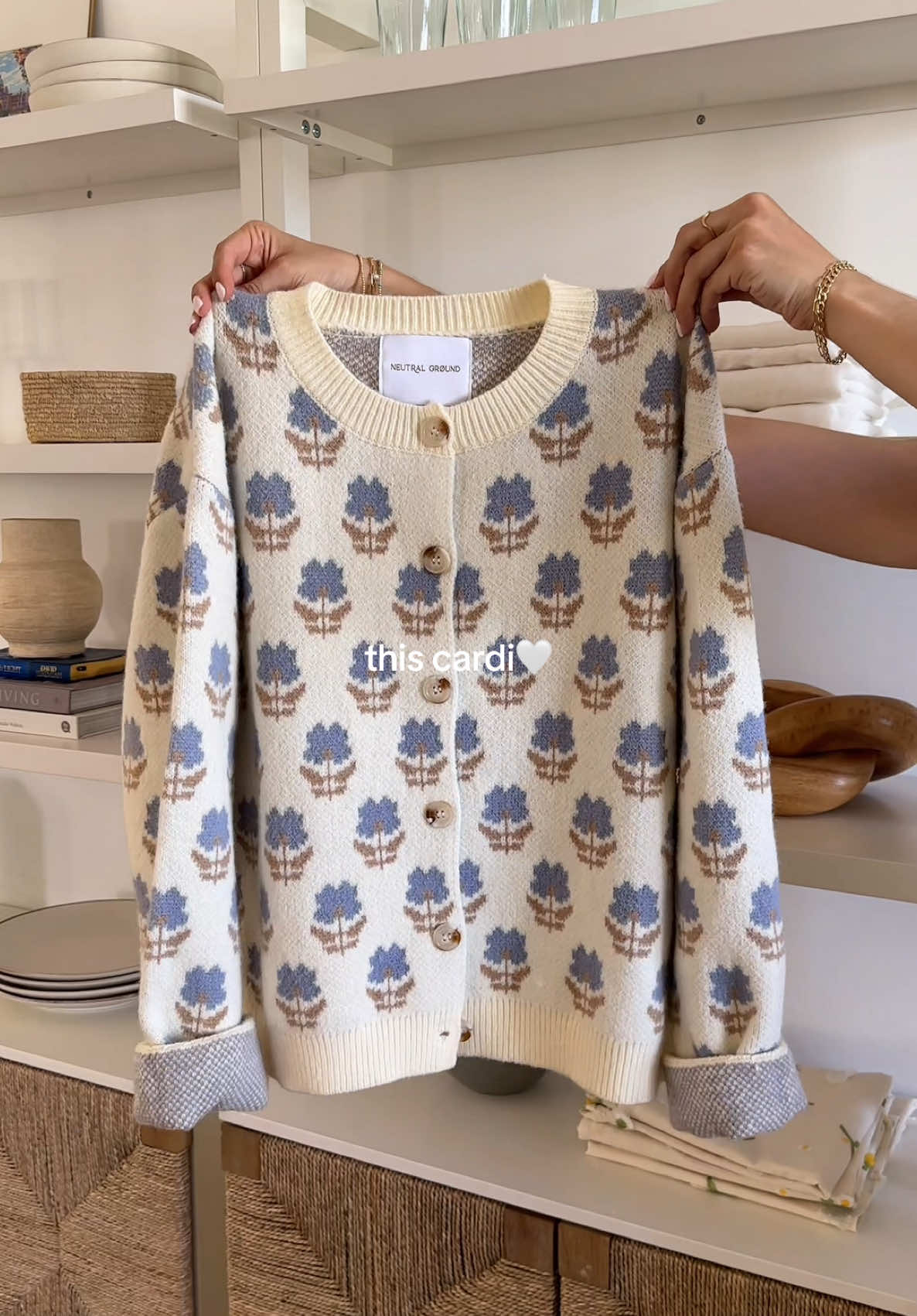 It’s perfect🤍🫧 The Fallon Cardigan is available now!