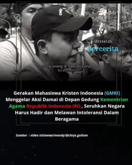 Gerakan Mahasiswa Kristen Indonesia (GMKI) menggelar aksi damai di depan kantor Kementerian Agama (Kemenag) Republik Indonesia, Jakarta Pusat, Selasa (22/7/2025). Aksi Damai itu sebagai bentuk seruan moral kepada pemerintah untuk bersikap tegas terhadap maraknya praktik intoleransi dan pelanggaran kebebasan beragama yang terjadi di sejumlah wilayah di Indonesia. #jurnalisbercerita #politik #gmki #pemerintahan #moral #agama #kambinghitam #anarkis #binekatunggalika #pancasila #uud1945 #merdeka 