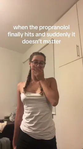 like im so chilled rn how could i be anxioud when my hearts beating so slow #livelovepropranolol #propranolol #iloveyou 