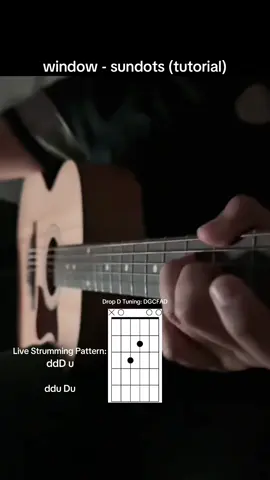 window - sundots. (Guitar Tutorial). #fyp #viral #guitar #chords #window #sundots #tutorial 