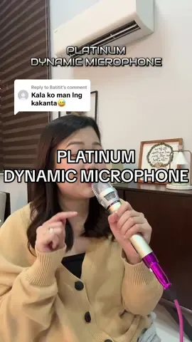 Replying to @Batitit heto na po, kakanta na po 😅 #platinumdynamicmicrophone #platinummicrophone #karaokemicrophone #microphonekaraoke 