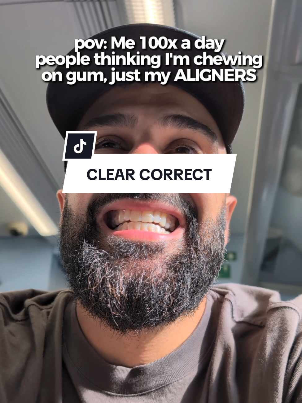 when I get asked everyday can I have a chewing gum. but it's just my ALIGNERS  #invisalign  To book your CLEAR CORRECT consultation with Dr. Shakira dm @toothintooting or call  the practice at 02086728054