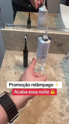 Promoção insana da escova de dentes elétrica e irrigador bucal 