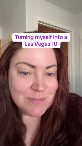 Turning myself into a Vegas 10.  #trend #transformation #lasvegas 